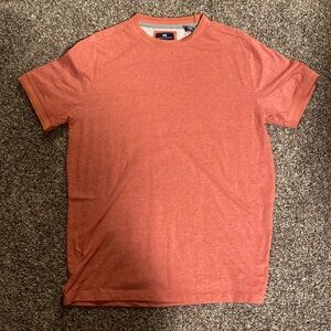 Red/Orange Michael Brandon Polo Tee-Shirt Dress Shirt